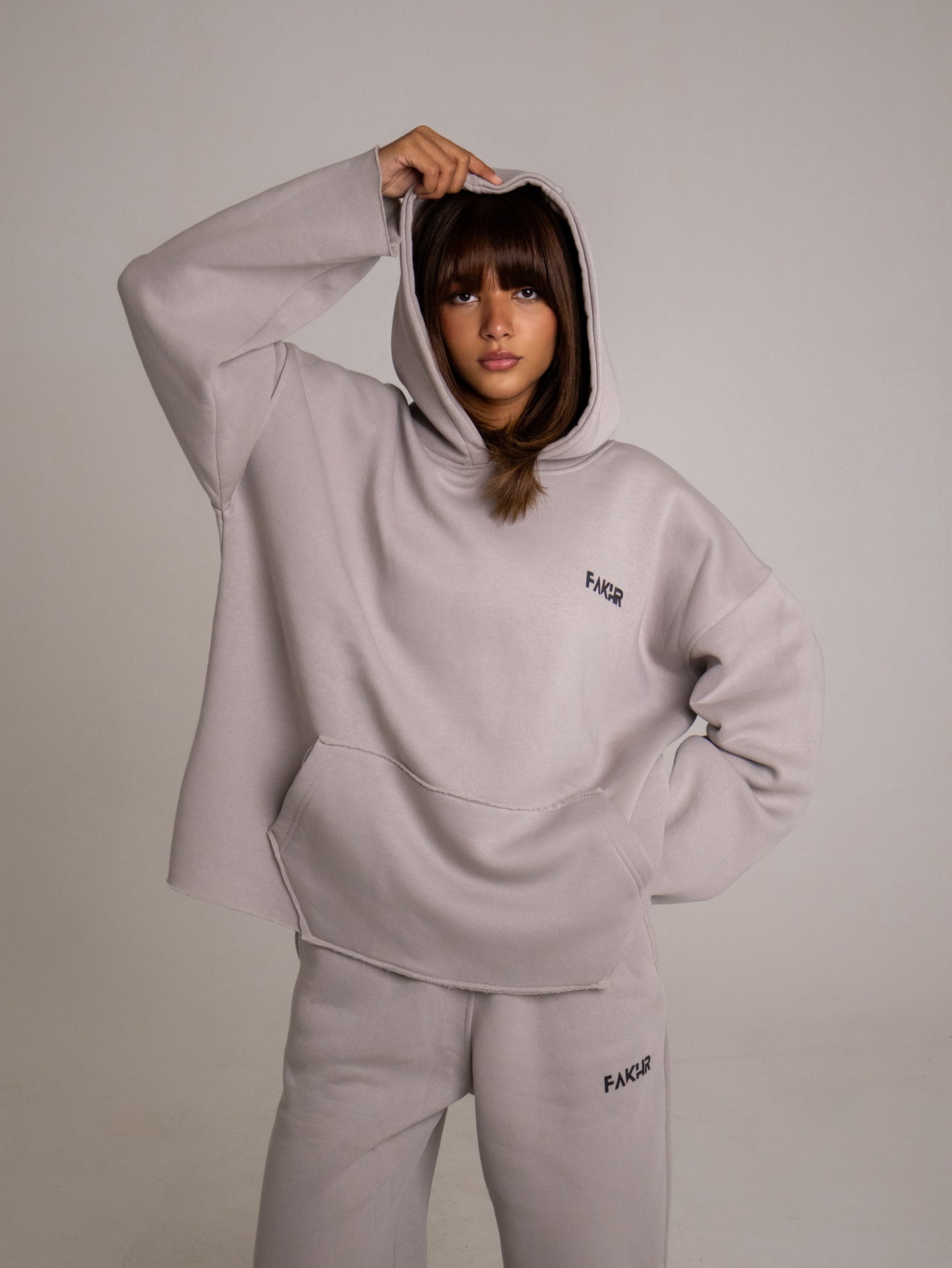 FEEL FREE hoodie (grey)