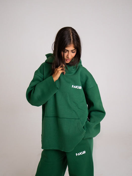 FEEL FREE hoodie(green)